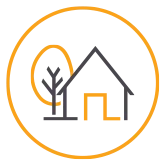 icon for house building